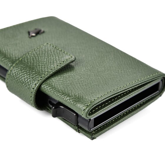 Braun Büffel Robin Étui pour cartes de crédit Protection RFID Cuir véritable 7.5 cm