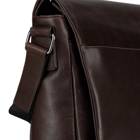 Jost London Besace Cuir véritable 34 cm Compartiment ordinateur