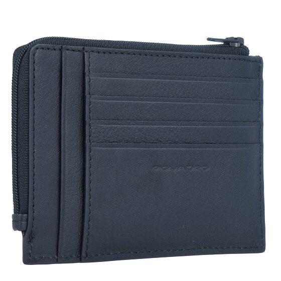Piquadro Blue Square Special Porte-cartes de crédit RFID en cuir 12 cm