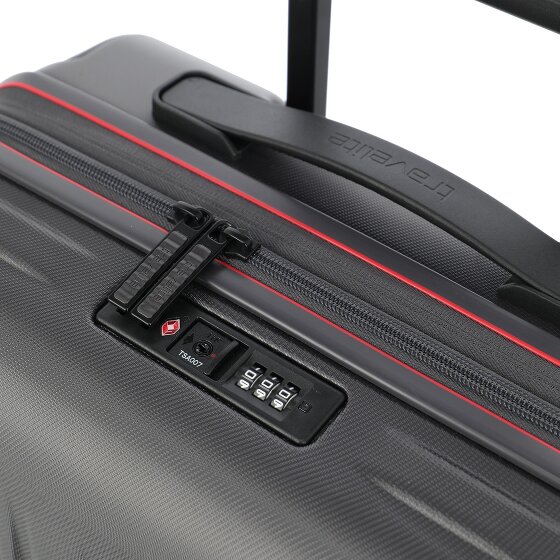 Travelite Dynamiic 4 roulettes Set de valises 3 pièces avec soufflet d'extension