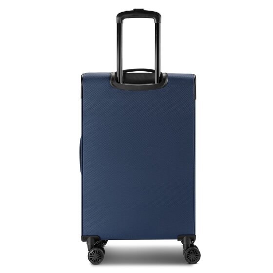 bugatti Valencia Soft 4 roulettes Trolley M 65 cm avec soufflet d'extension