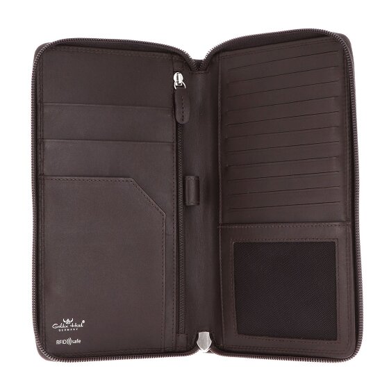 Golden Head Polo Porte-monnaie Protection RFID Cuir véritable 21.5 cm