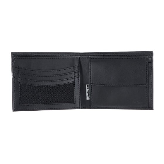 oxmox Leather Porte-monnaie Protection RFID Cuir véritable 12 cm