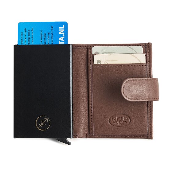 The Chesterfield Brand Hollis Porte-monnaie Protection RFID Cuir véritable 10 cm