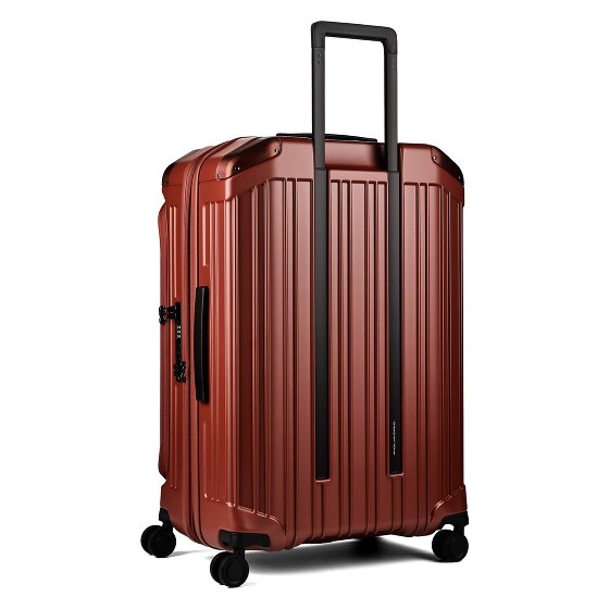 Piquadro PQ-Light 4 roues Valise cabine M 69 cm avec soufflet d'extension