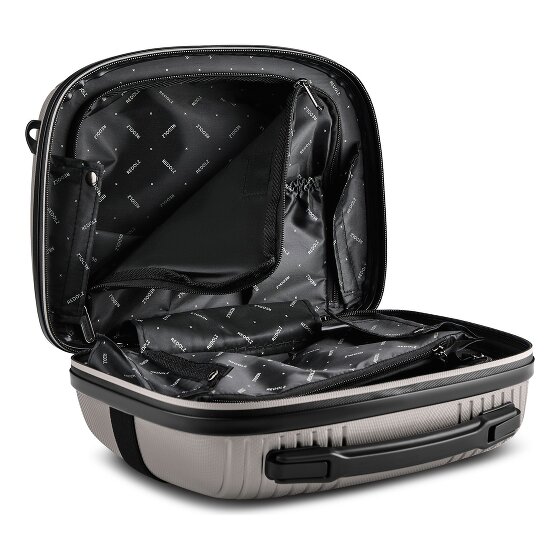 Redolz Essentials 14 – Set de valises 2 pièces : valise cabine avec soufflet d'extension et Vanity-case
