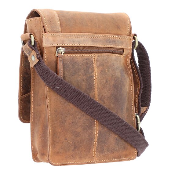 Greenburry Sac à bandoulière Vintage en cuir 18 cm