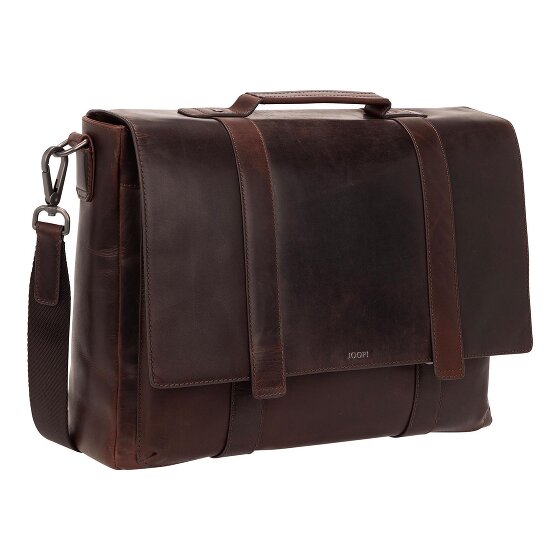 Joop! Cerratano Kreon Attaché-case Cuir véritable 40 cm Compartiment ordinateur