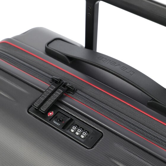 Travelite Dynamiic 4 roulettes Trolley L 76 cm avec soufflet d'extension