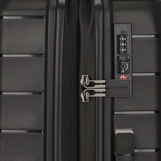 Travelite Mooby 4 roulettes Trolley M 66 cm avec soufflet d'extension