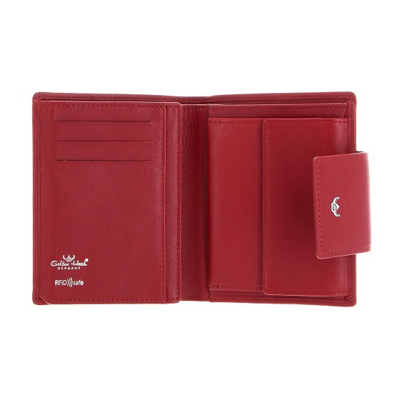 Golden Head Dublin Porte-monnaie Protection RFID Cuir véritable 10 cm