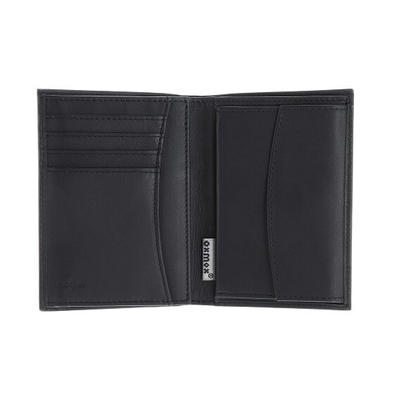 oxmox Leather Porte-monnaie Protection RFID Cuir véritable 13 cm
