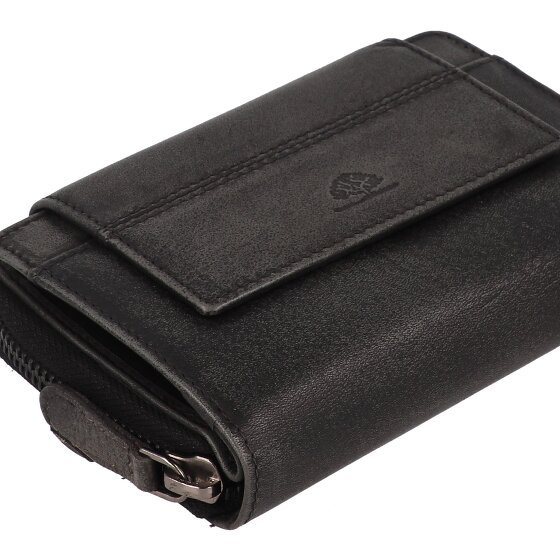 Greenburry Destressed Porte-monnaie Protection RFID Cuir 13.5 cm