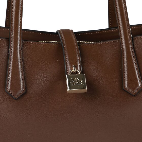 Karl Lagerfeld Autograph Sac à bandoulière Cuir véritable 33 cm