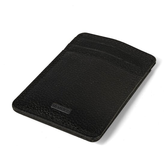 Redolz Leather Essentials Porte-cartes de crédit RFID en cuir 7 cm avec pince à billets