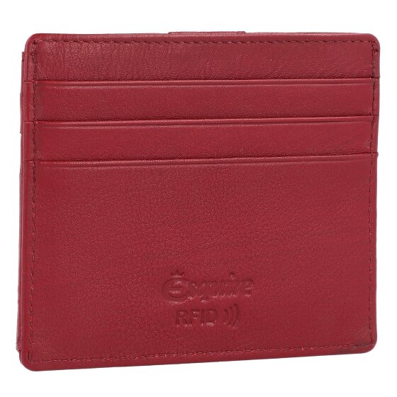 Esquire Porte-cartes de crédit Oslo Nappa RFID en cuir 9,5 cm