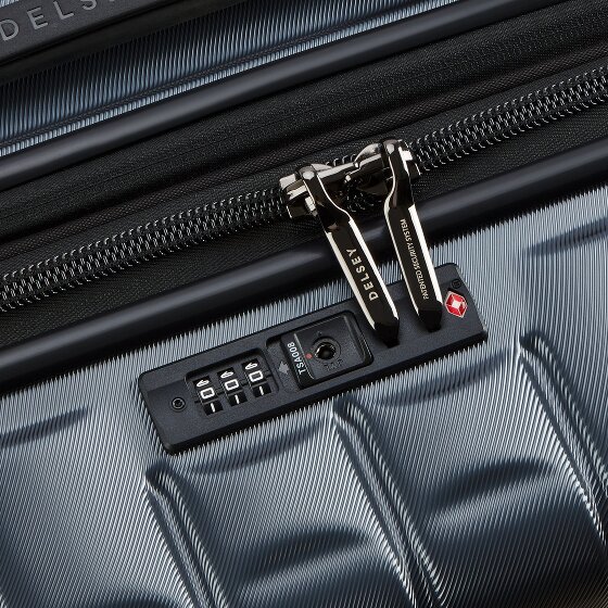 Delsey Paris Longitude 4 roulettes Trolley 69 cm avec soufflet d'extension