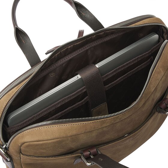 Castelijn & Beerens Nubuck Porte-documents Cuir 41 cm Compartiment pour ordinateur portable
