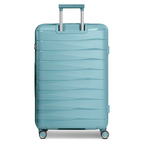 Franky London 4 roues Valise cabine L 74 cm avec soufflet d'extension