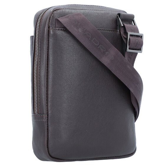 Piquadro Black Square Sac à bandoulière en cuir 17 cm