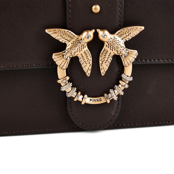 PINKO Love One Sac à bandoulière Cuir véritable 21 cm