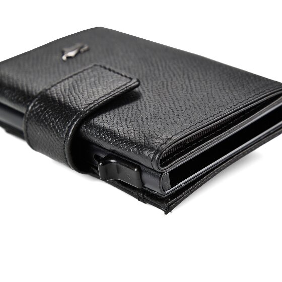 Braun Büffel Robin Étui pour cartes de crédit Protection RFID Cuir véritable 7.5 cm