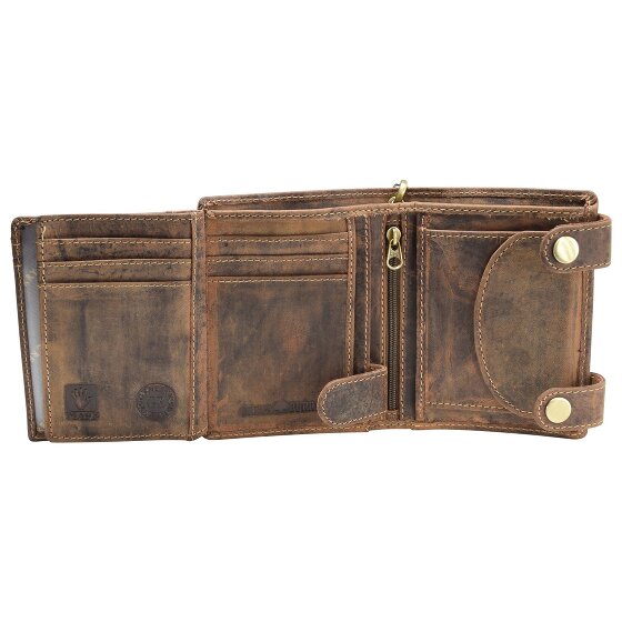 Greenburry Porte-monnaie Vintage Indian en cuir 10 cm