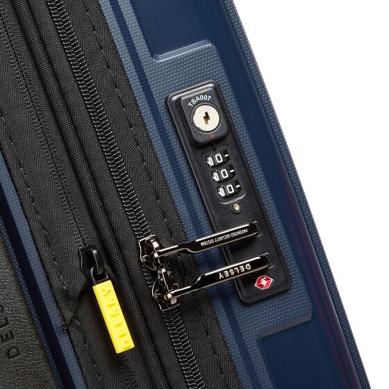 Delsey Paris Lutece Se 4 roues Valise cabine 55 cm '"avec soufflet d''extension"'