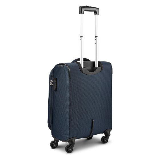 Wenger Beaumont 4 roulettes Trolley de cabine S 54 cm avec soufflet d'extension