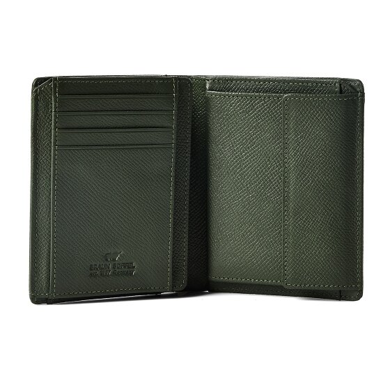 Braun Büffel Robin Porte-monnaie Protection RFID Cuir véritable 12 cm