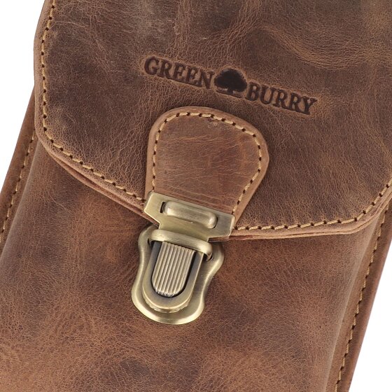 Greenburry Sac banane vintage en cuir 11 cm