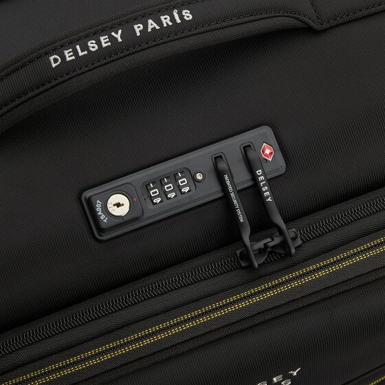 Delsey Paris Brochant 3 4 roues Valise cabine 55 cm avec soufflet d'extension