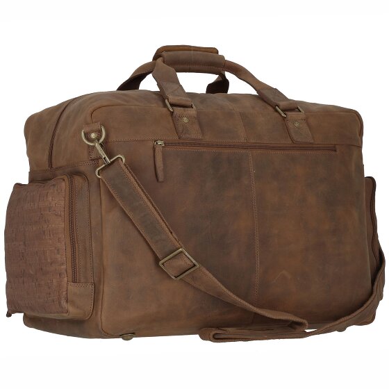 Greenland Nature Nature Weekender Sac de voyage en cuir 50 cm Compartiment pour ordinateur portable