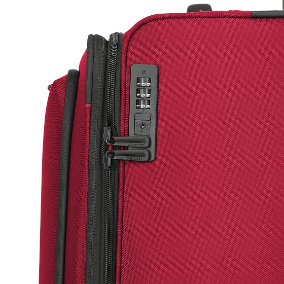 Travelite Crosslite 4 roues Valise cabine XL 81 cm '"avec soufflet d''extension"'