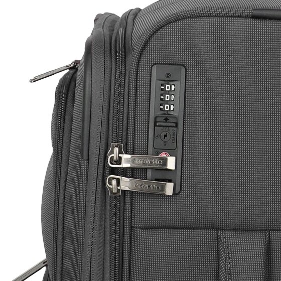 Travelite Cubis 4 roues Valise cabine S 55 cm avec soufflet d'extension