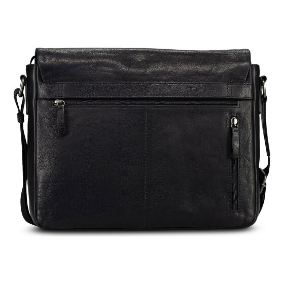 Jost Glasgow Attaché-case Protection RFID Cuir véritable 34 cm Compartiment ordinateur