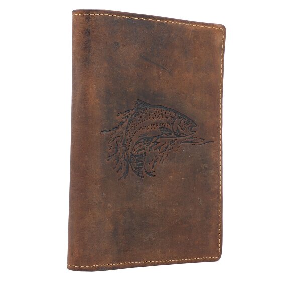 Greenburry Étui à documents vintage en cuir 12 cm