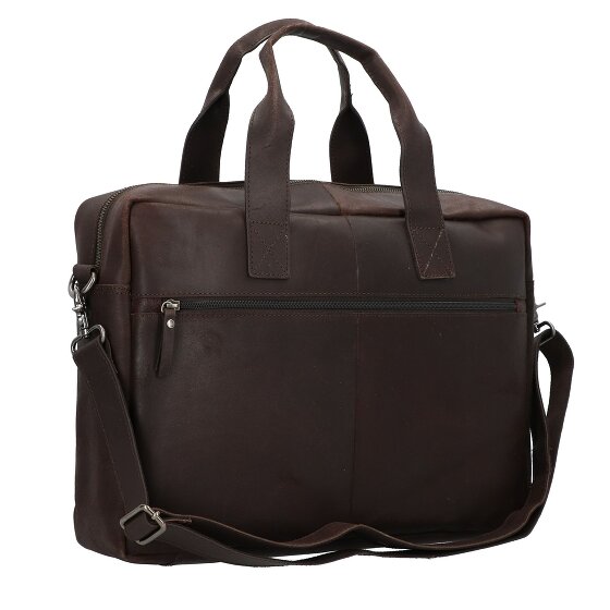 Burkely Vintage River Porte-documents en cuir 41 cm Compartiment pour ordinateur portable