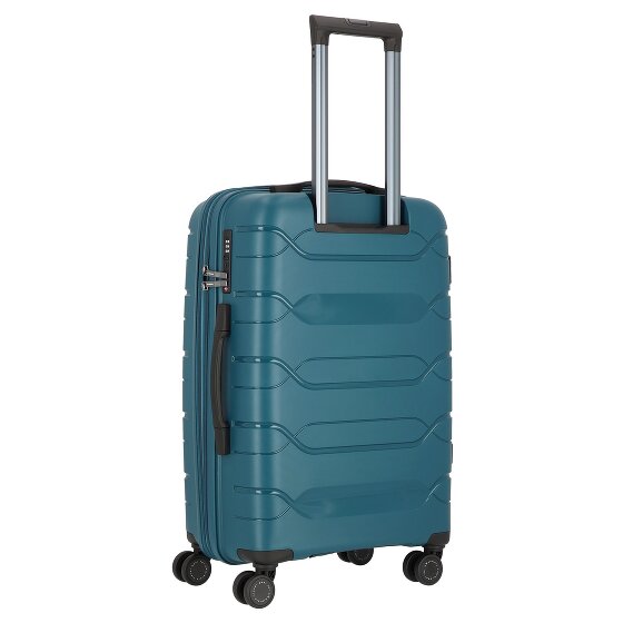 Polestream Strz by Asteroid 4 roulettes Trolley M 64 cm avec soufflet d'extension