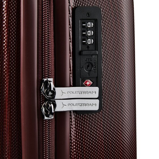 Polestream Moonrock 4 roulettes Trolley de cabine S 55 cm avec soufflet d'extension