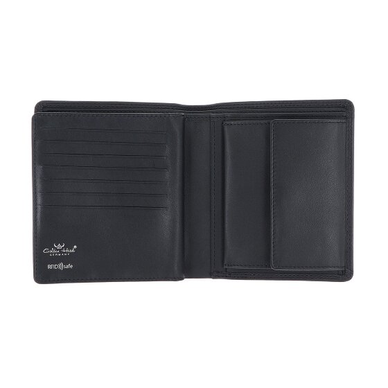 Golden Head Polo Porte-monnaie Protection RFID Cuir véritable 13 cm