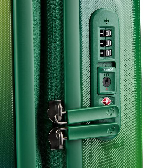 Mandarina Duck Logoduck + 4 roues Valise cabine 55 cm avec soufflet d'extension