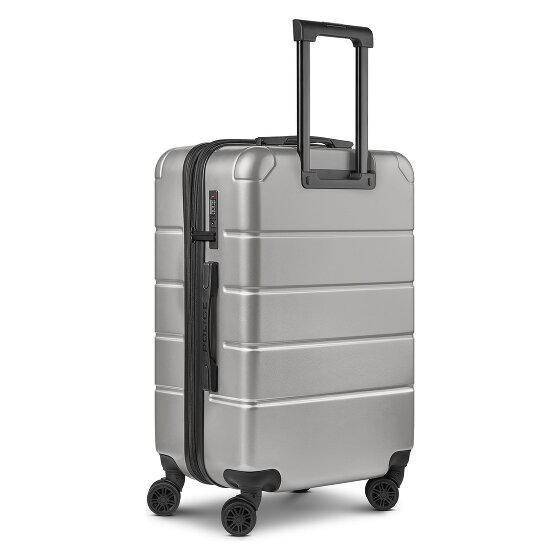 Police Dublin 4 roues Valise cabine M 64 cm avec soufflet d'extension
