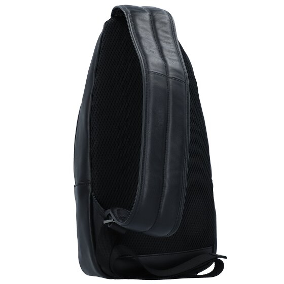 Piquadro Urban sac à bandoulière en cuir 39 cm