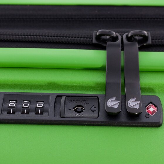 Gladiator 2800 4 roulettes Trolley de cabine 55 cm avec soufflet d'extension