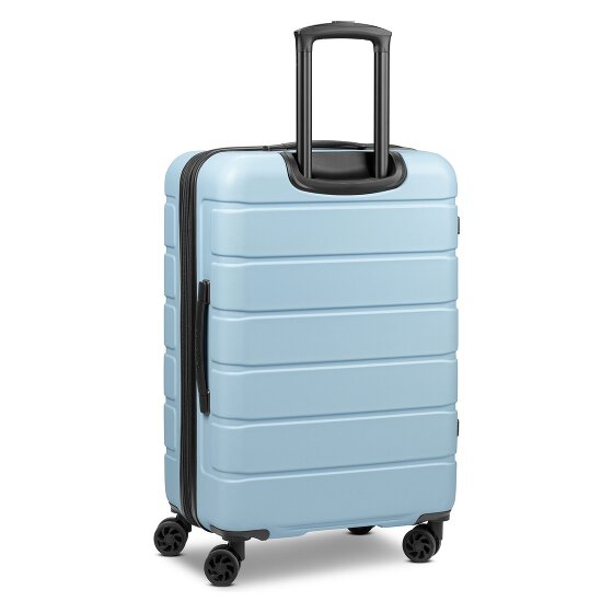 Saxoline Miami 4 roulettes Trolley M 65 cm avec soufflet d'extension