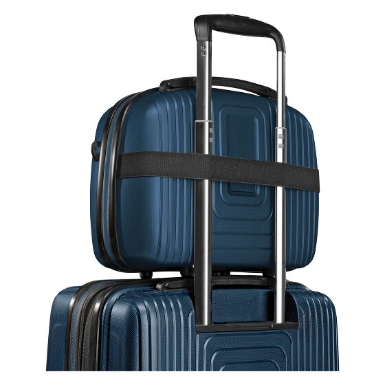 Redolz Essentials 14 Set de valises à 4 roulettes + Beautycase 4 pcs. avec soufflet extensible