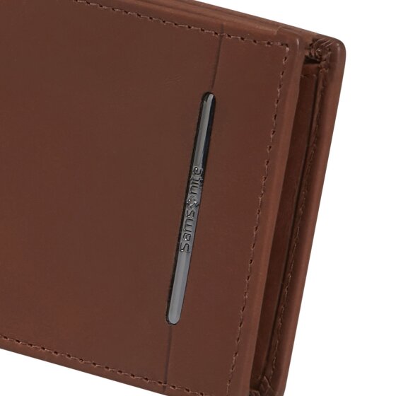 Samsonite Eluxe Veg Porte-monnaie Protection RFID Cuir véritable 11 cm