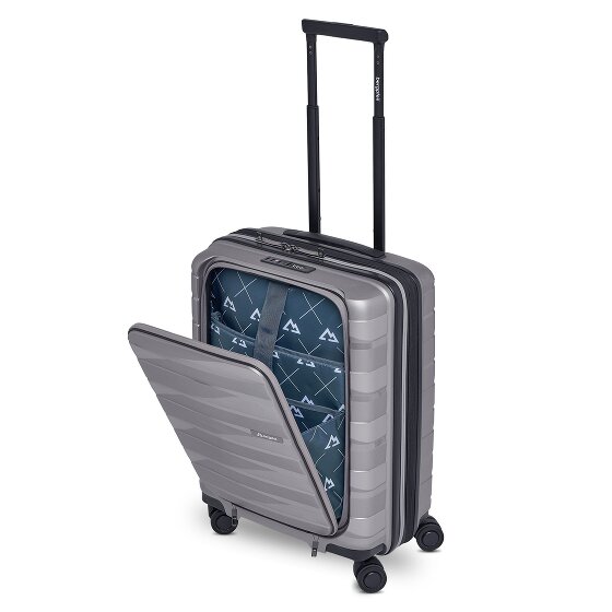 Bergpfeil Travel 4 roues Valise cabine 55 cm Compartiment ordinateur avec soufflet d'extension
