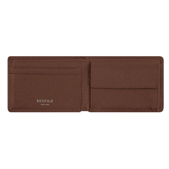 Redolz Leather Essentials QF petit porte-monnaie en cuir RFID 10,5 cm